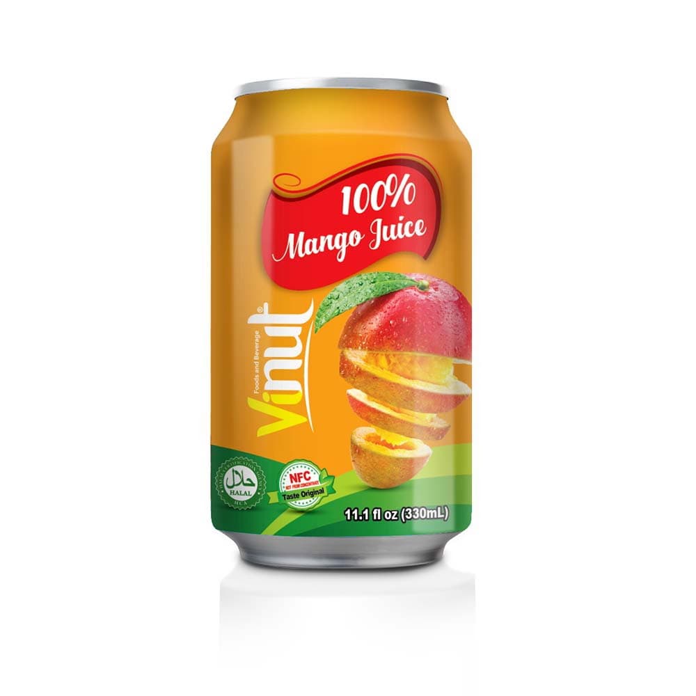 VINUT 100 % mangomehu, 11.1 fl oz (330 mL) tölkki