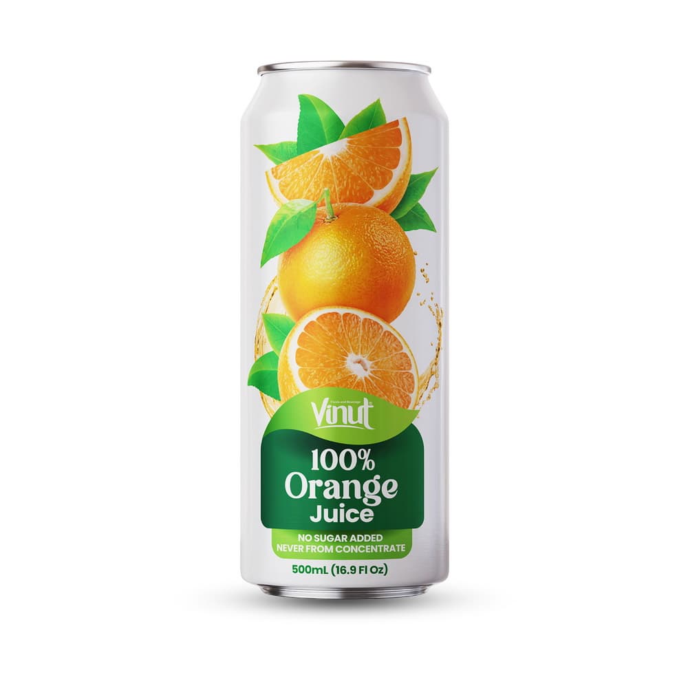 VINUT 100 % Appelsiinimehu, Ei Lisättyä Sokeria, Ei Tiivisteestä, 16.9 fl oz 500 mL