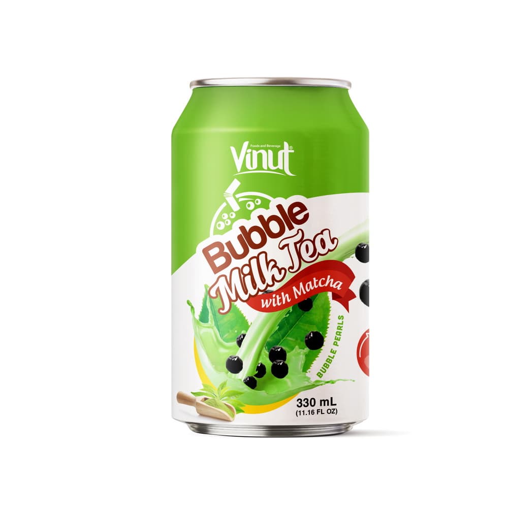 VINUT Kuplamaitotee Matchalla, 11.16 fl oz 330 mL