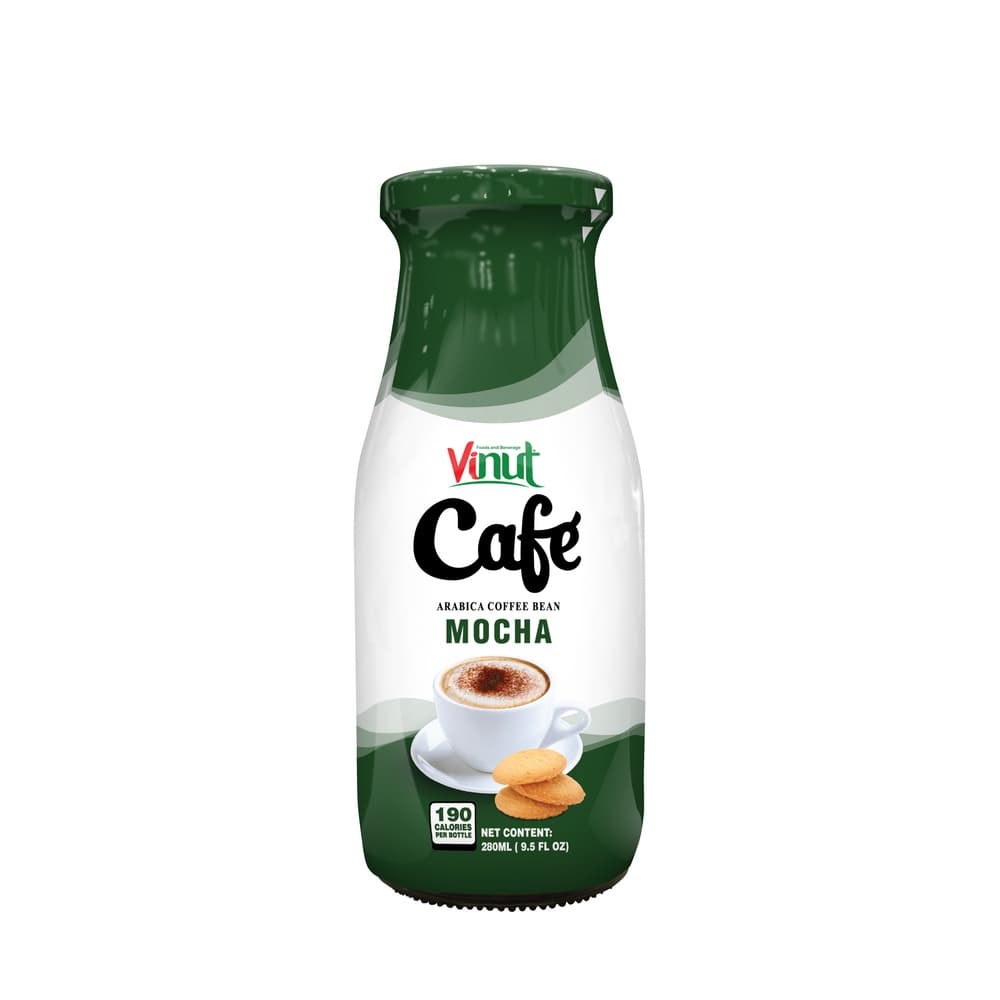 VINUT Café Mocha, Arabica-kahvipavuista, Pullo, 9.5 fl oz 280 mL