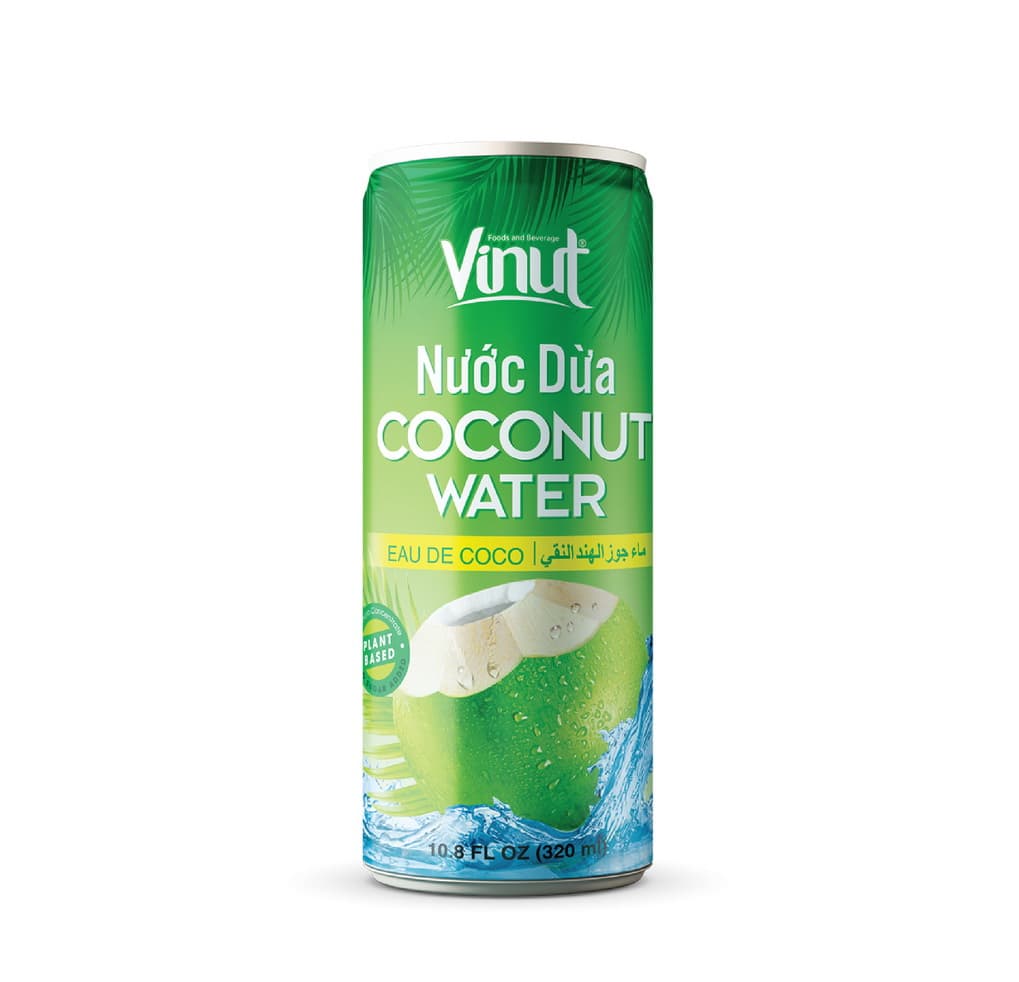 VINUT Kookosvesi, Kasvipohjainen, Tölkki, 10.8 fl oz 320 mL