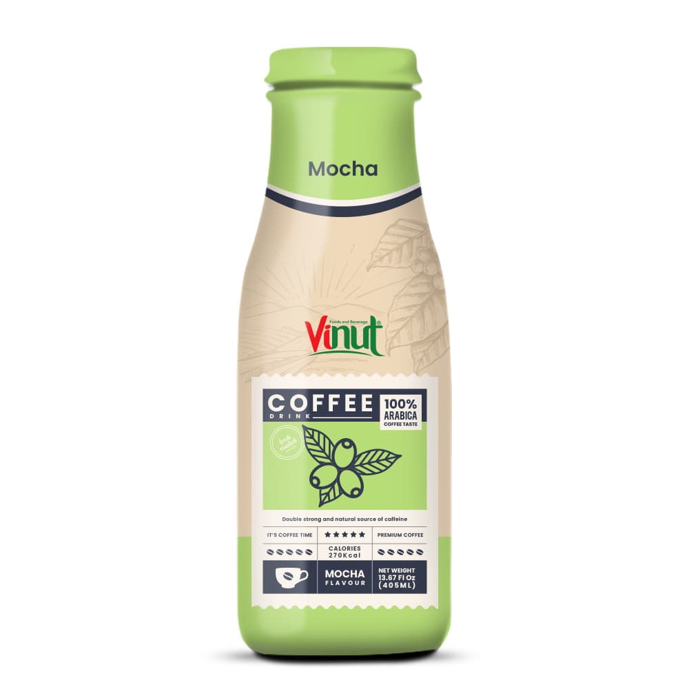VINUT Kahvijuoma 100% Arabica, Mokanmakuinen, Pullo, 13.87 fl oz 405 mL