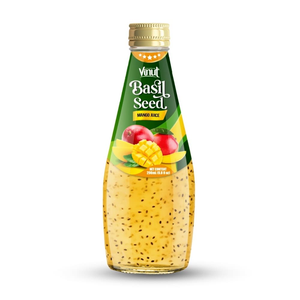 VINUT Mango basilikansiemenjuoma 9.8 fl oz (290 mL)