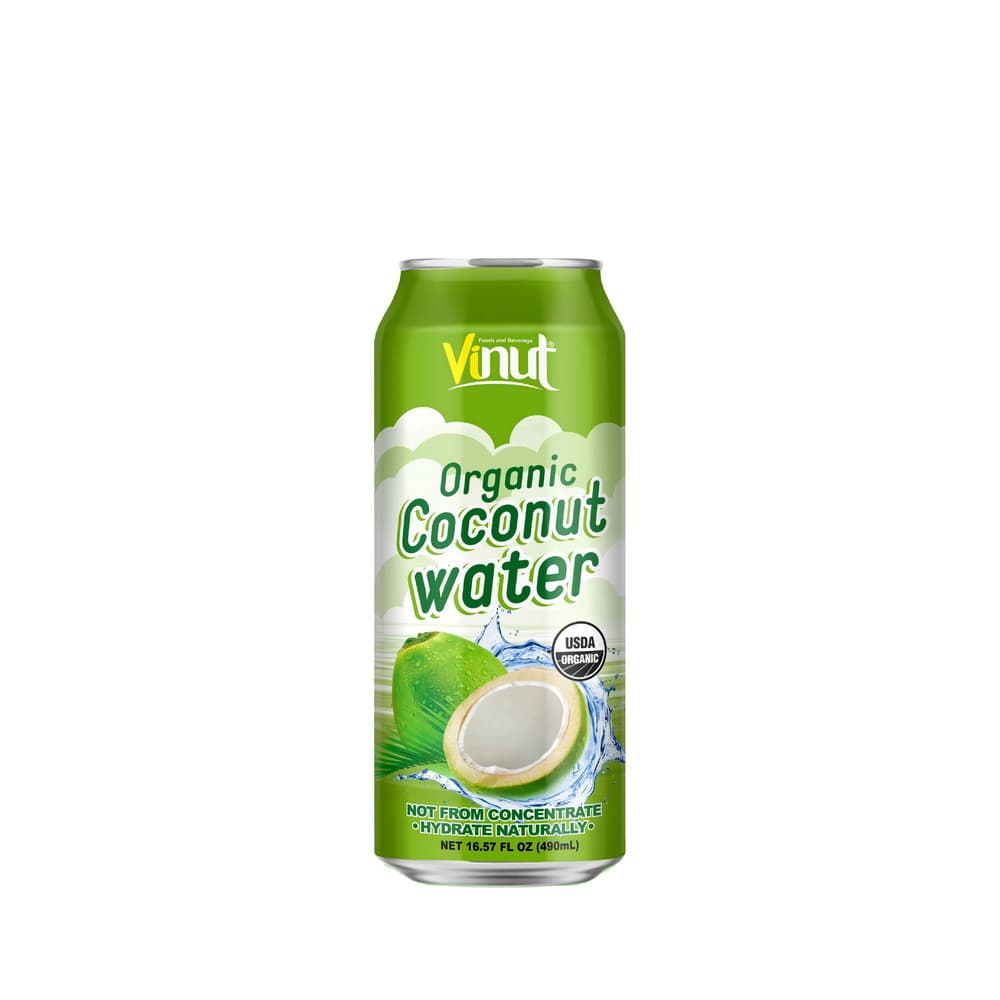 VINUT Luomu Kookosvesi, Tölkki, 16.57 fl oz 490 mL