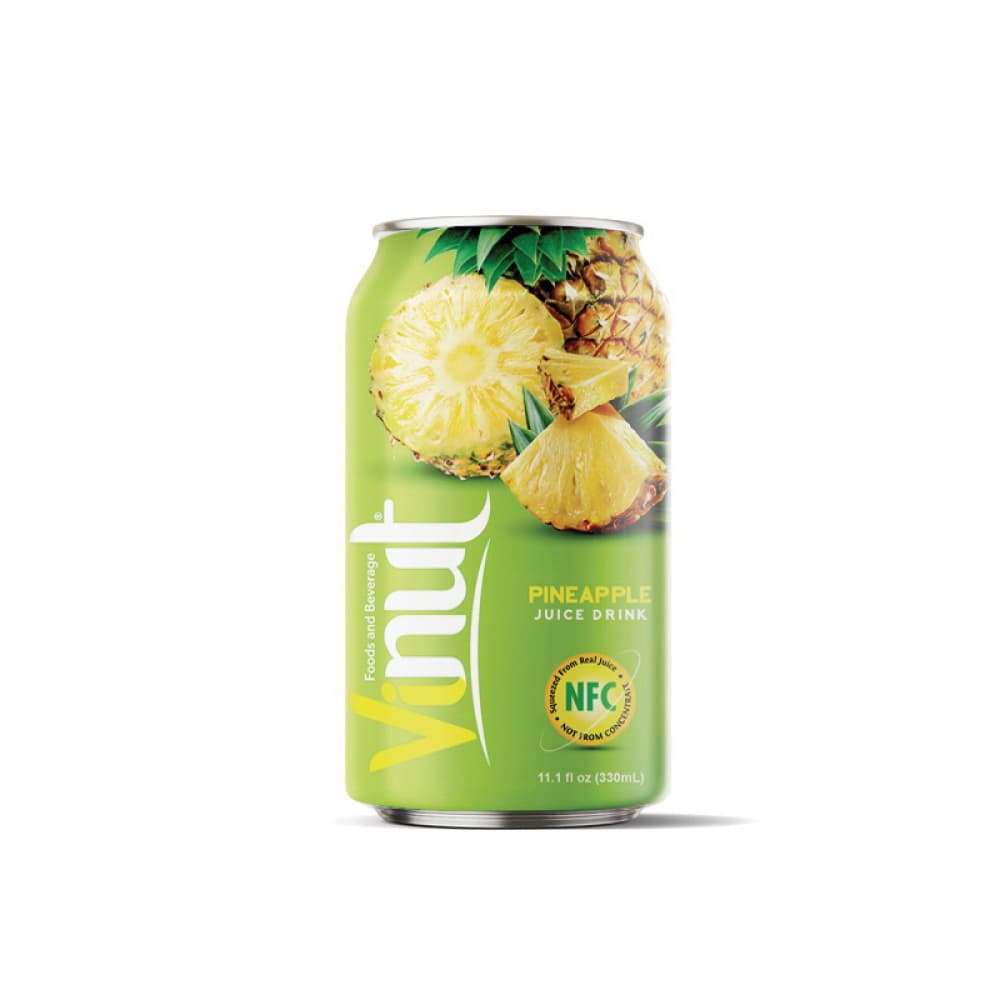 VINUT Pineapple Juice Drink, 11.1 fl oz (330 mL) Can