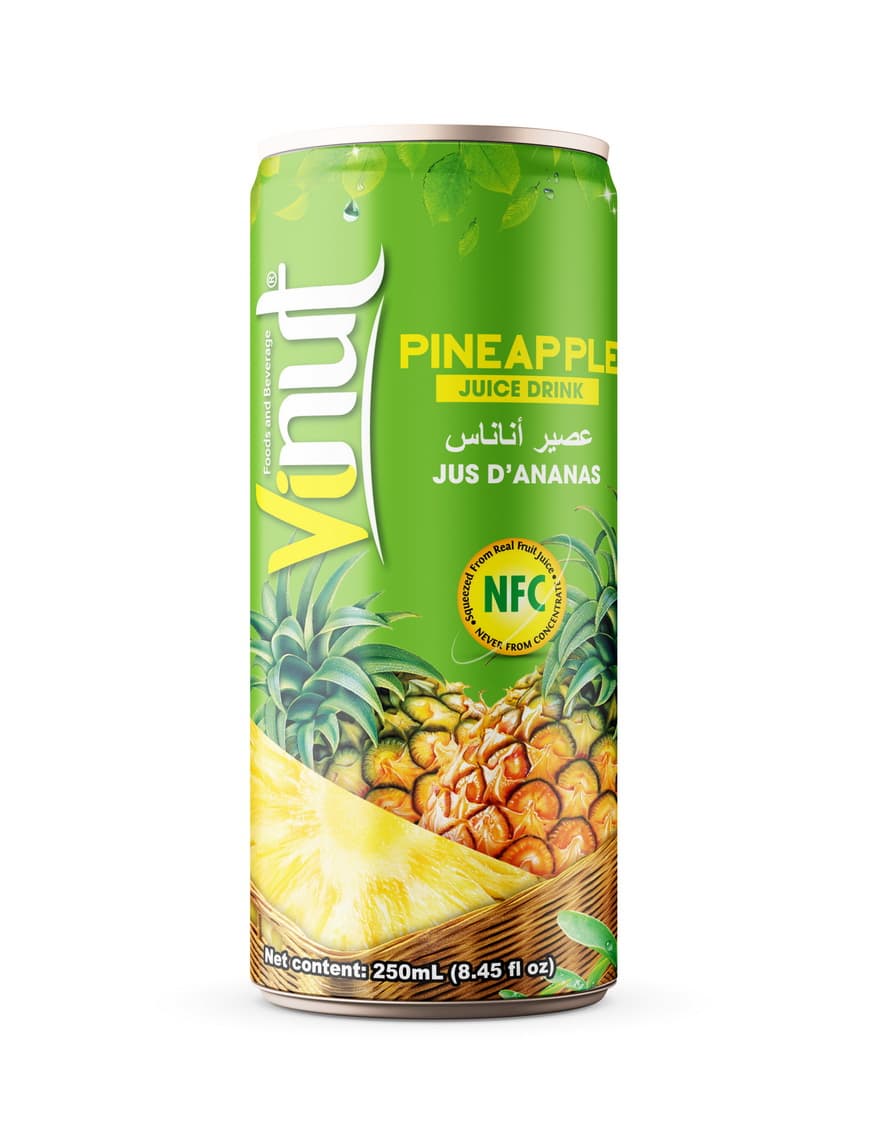 VINUT Ananasmehujuoma, 8.45 fl oz (250 ml) tölkki
